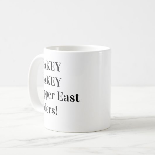 Wakey Wakey Upper East Siders Mok Gossip Girl (Voorkant links)