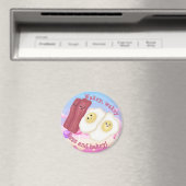 Wakey, waze eieren en bakkerij! magneet (Insitu (Vaatwasser))