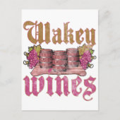 Wakey Wines Briefkaart (Voorkant)