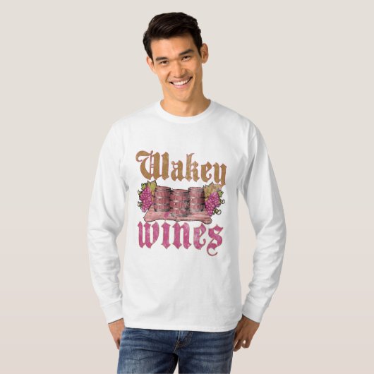 Wakey Wines T-shirt (Voorkant volledig)