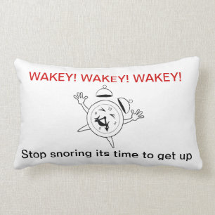 WAKIJE - STOP MET SNORMEN HET IS TIJD OM OP TE KOM KUSSEN