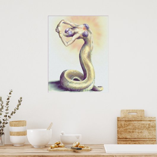 Waking Naga Poster (Keuken)