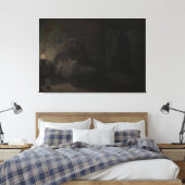 Waking nightmare - Oil painting Canvas Afdruk (Insitu (Slaapkamer))