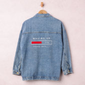 Waking Text Denim Jacket (Hangar)