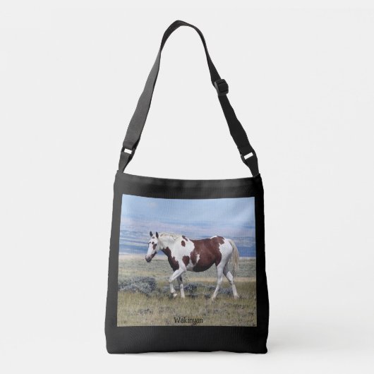 Wakinyan en Indiase Meisje Canvas tas (Achterkant)