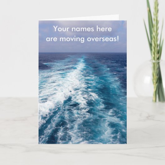 Wakker cruiseschip aankondiging (Voorkant)