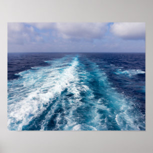 Wakker cruiseschip poster