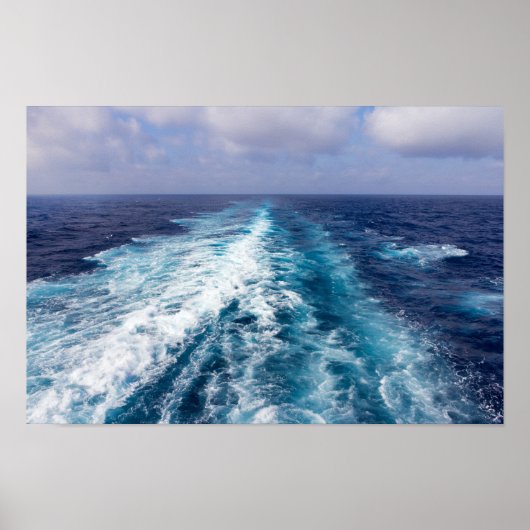 Wakker cruiseschip poster (Voorkant)