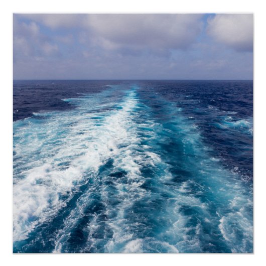 Wakker cruiseschip poster (Voorkant)