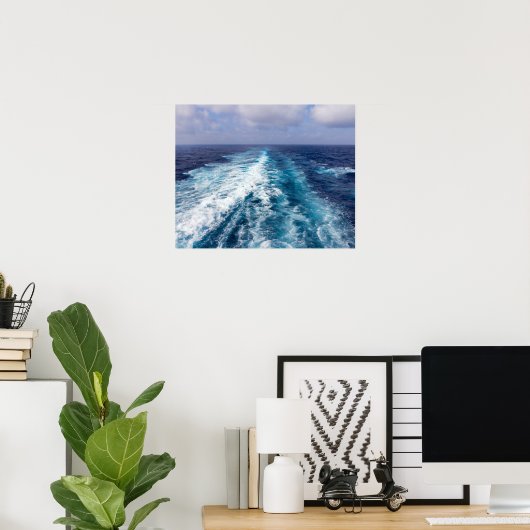 Wakker cruiseschip poster (Thuiskantoor)
