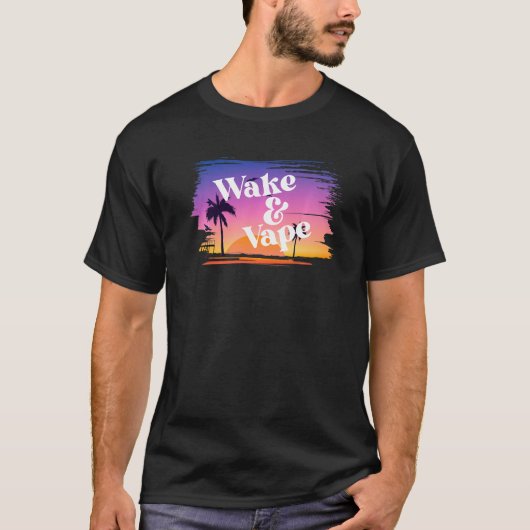 Wakker- en dameszonnedaping Hobbyist & Nicotine Fi T-shirt (Voorkant)