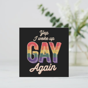 Wakker geworden Gay Pride Regenboog Queer Gay CSD  Kaart