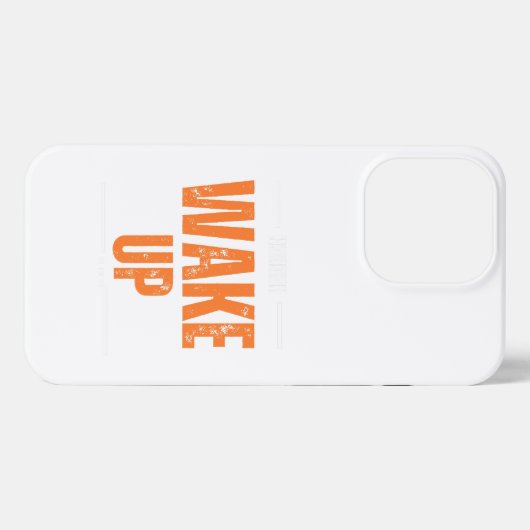 wakker iPhone hoesje (Achterkant horizontaal)