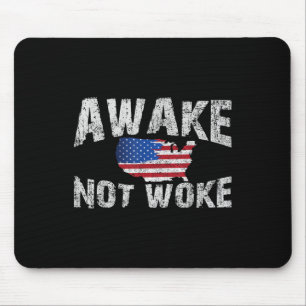 wakker maar niet wakker VS 4 juli Patriots Amerika Muismat