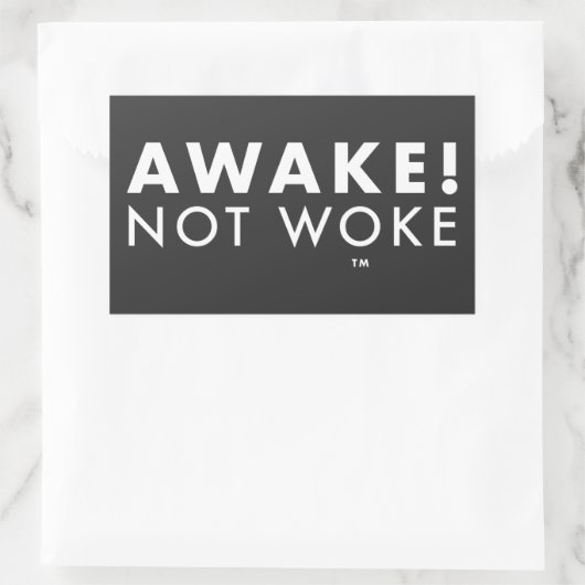Wakker! Not Woke™ LOGO Sticker (Tas)