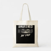 wakker van Yah Hebrew Israelite Lion of Judah Jew Tote Bag (Achterkant)