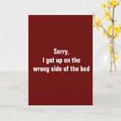 Wakker worden aan de verkeerde kant van het bed, m kaart (Gele Bloem)