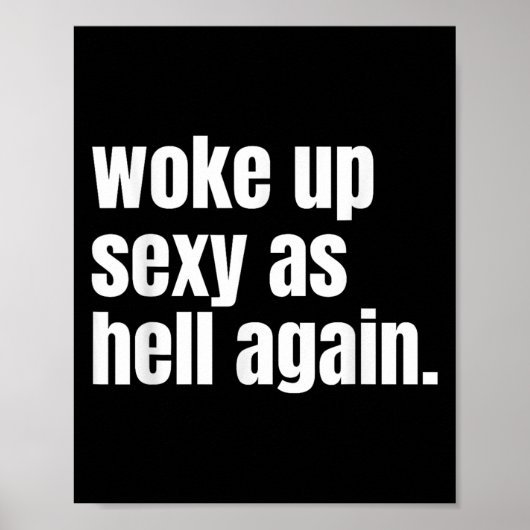 Wakker worden als de hel weer grappig vertrouwen v poster (Voorkant)