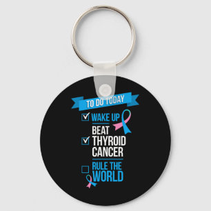 Wakker worden Beat Thyroid Cancer heerst over de w Sleutelhanger