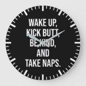 Wakker worden, Butt schoppen, vriendelijk zijn en  Grote Klok (Voorkant)