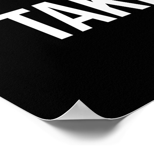 Wakker worden, Butt schoppen, vriendelijk zijn en  Poster (Hoek)