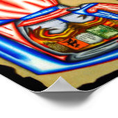 Wakker worden en de corruptie smokkelen poster (Hoek)