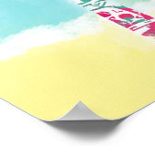 wakker worden en de inspiratie ruiken, strand en p poster (Hoek)