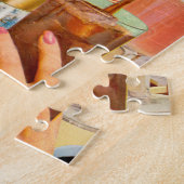 Wakker worden en de puzzel van de koffie in Jigzaa Legpuzzel (Zijkant)