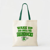Wakker worden en de Shamrock Canvas tas ruiken (Voorkant)