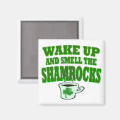 Wakker worden en de Shamrock Magnet ruiken (Voorkant / Achterkant)