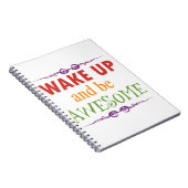 Wakker worden en Geweldige zijn Notitieboek (Rechterzijde)
