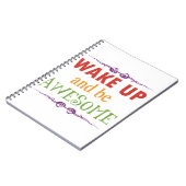 Wakker worden en Geweldige zijn Notitieboek (Linkerzijde)