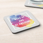 Wakker worden en Geweldige zijn Onderzetter (Linkerzijde)