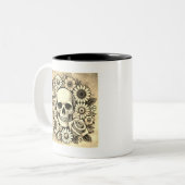 Wakker worden en Geweldige zwart zijn Tweekleurige Koffiemok (Voorkant links)