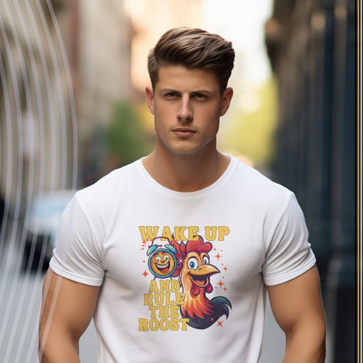 Wakker worden en heersen over de Roost Funny Roost T-shirt
