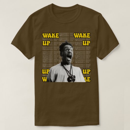 Wakker worden en het juiste doen t-shirt (Design voorkant)