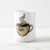 Wakker worden en kijken - Surreal Coffee Cup Desig Koffiemok (Center)