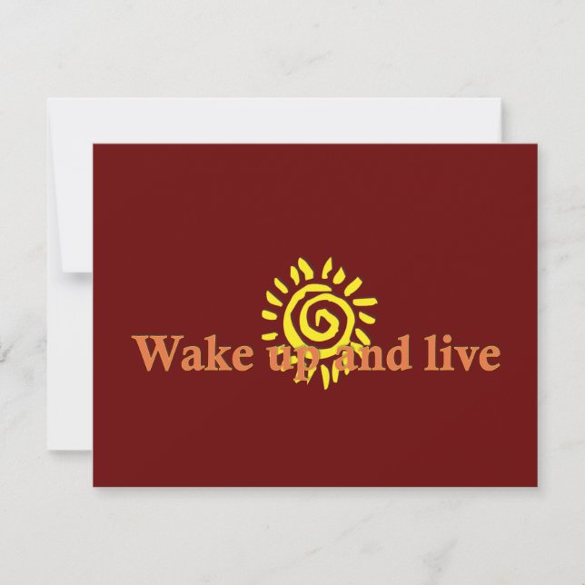Wakker worden en leven (Voorkant)