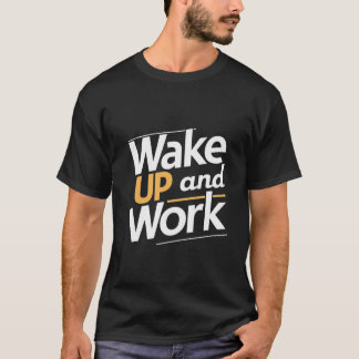 Wakker worden en overwinnen: productiviteitstips t-shirt