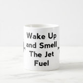 Wakker worden en ruiken de Jet Fuel Aviation Mok (Center)