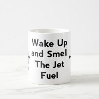Wakker worden en ruiken de Jet Fuel Aviation Mok