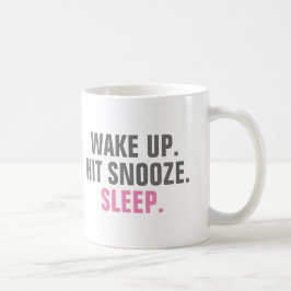 Wakker worden en slapen koffiemok