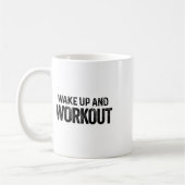 Wakker worden en trainen - Motivatie fitness Bodyb Koffiemok (Links)