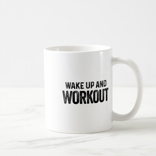 Wakker worden en trainen - Motivatie fitness Bodyb Koffiemok (Rechts)