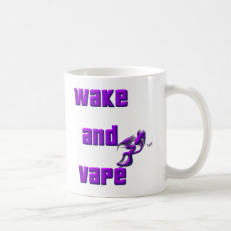 wakker worden en vape koffiemok