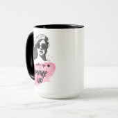 Wakker worden en verzinnen mok (Voorkant links)