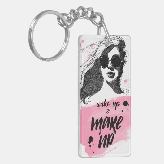 Wakker worden en verzinnen sleutelhanger (Voorkant Links)