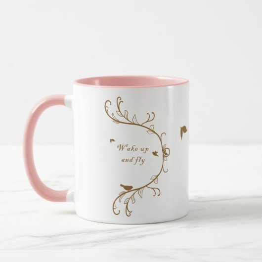 Wakker worden en vliegen Mok (Links)