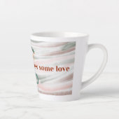 "Wakker worden en wat liefde brouwen" Pastel Latte Mok (Rechts)