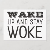 Wakker worden en Woke Campaign Detail blijven Informatiekaartje (Voorkant)
